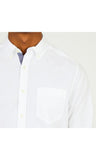 Nautica - Camisa de Manga Larga para Hombre, Ajuste clásico, elástica, Manga Larga