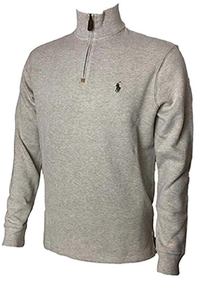 Polo Ralph Lauren Men's Half Zip French Rib Cotton Sweater