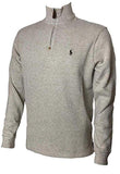 Polo Ralph Lauren Men's Half Zip French Rib Cotton Sweater