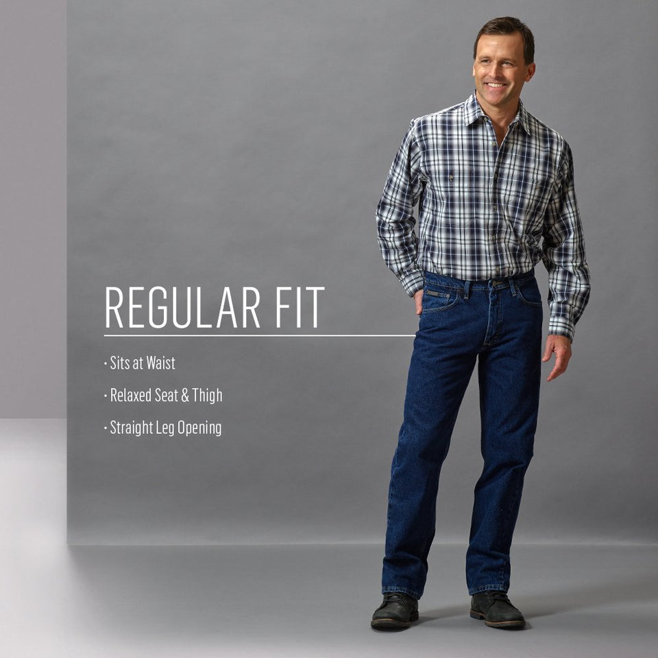 Wrangler Jean de Ajuste Regular Genuino para Hombre