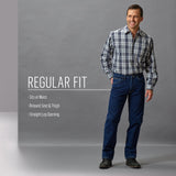 Wrangler Jean de Ajuste Regular Genuino para Hombre