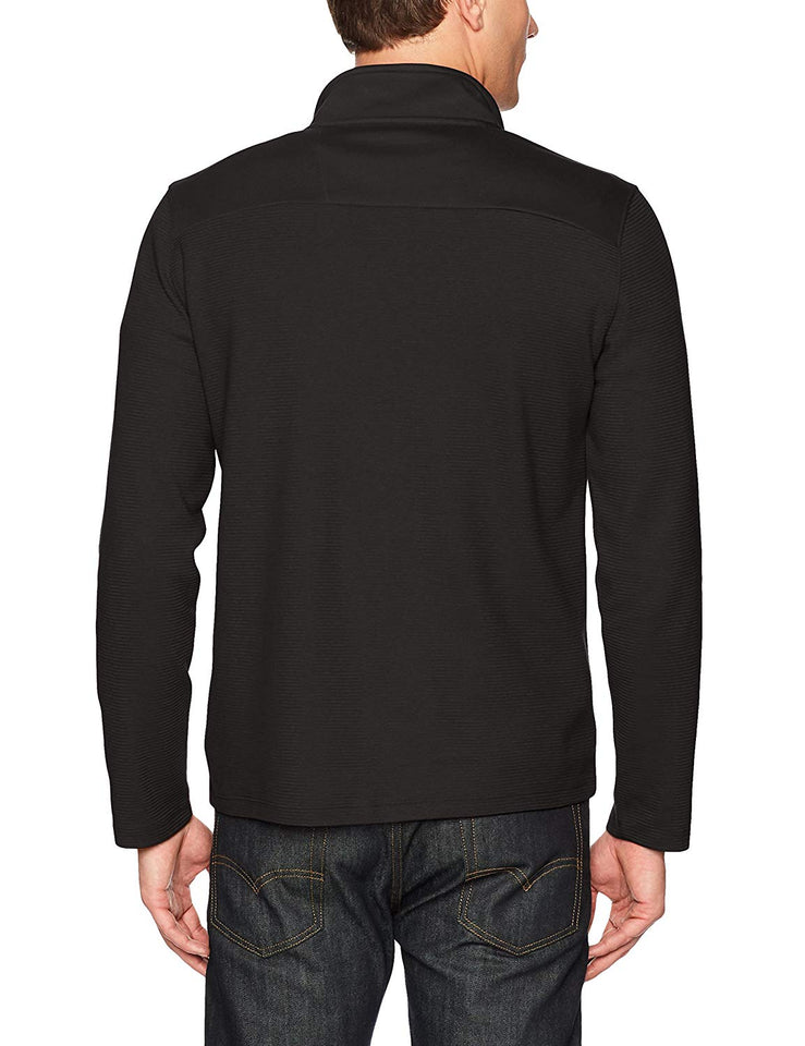 Calvin Klein Jacquard de Manga Larga para Hombre con Cierre 1/4