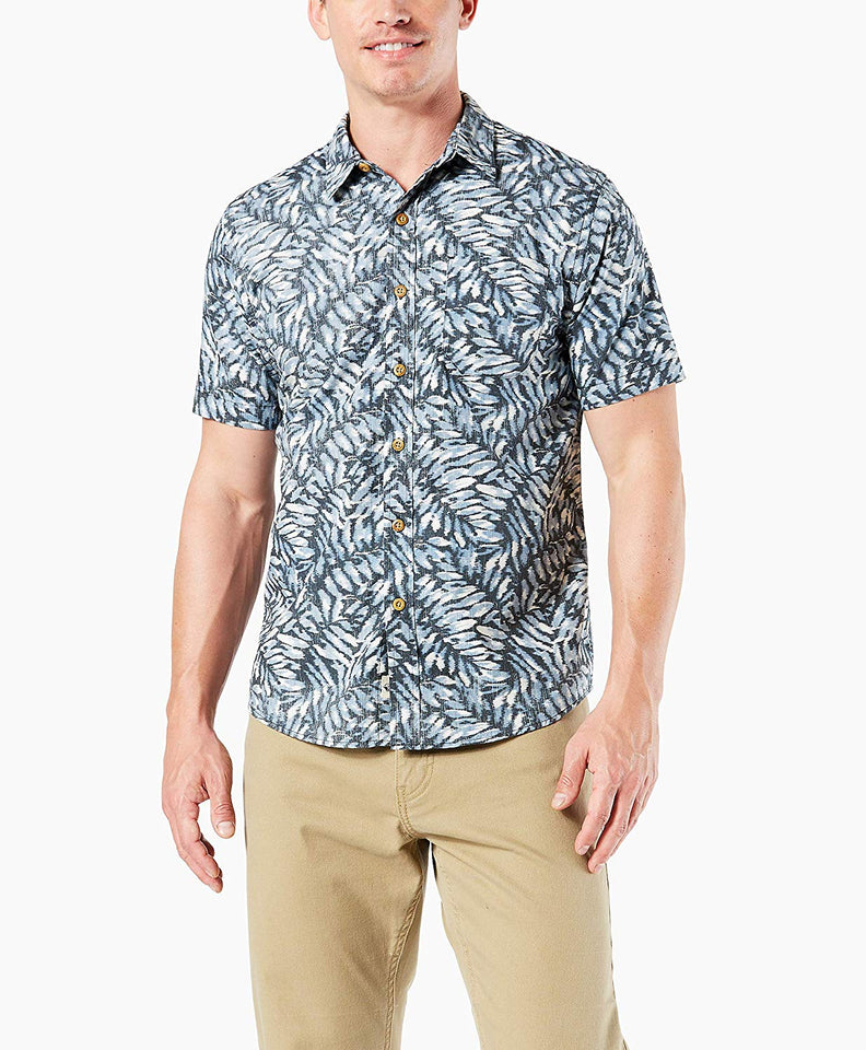 Dockers New Short Sleeve Resort Camisa Casual para Hombre