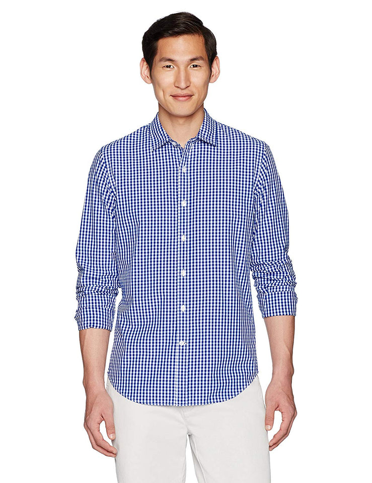 Goodthreads - Camisa de Manga Larga para Hombre