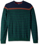 IZOD - Sudadera para Hombre con Rayas de Calibre Fino