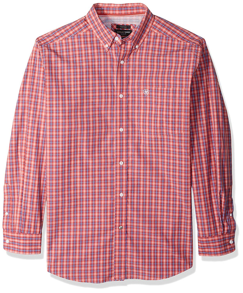 ARIAT Camisa de Manga Larga con Botones para Hombre