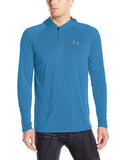 Under Armour Men 's Tech Popover Sudadera con Capucha para Hombre, Azul Bayou/Grafito, Large