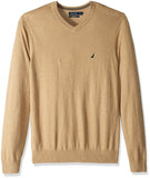 Nautica - Jersey de Manga Larga para Hombre, Cuello en V