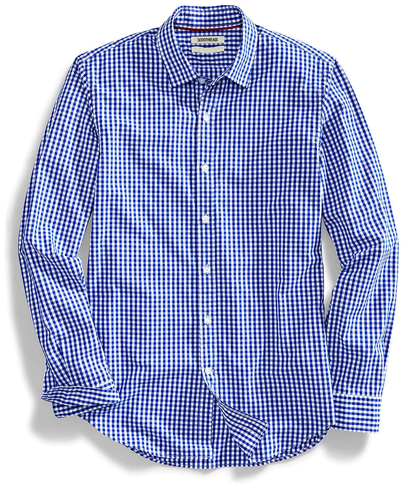 Goodthreads - Camisa de Manga Larga para Hombre